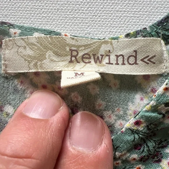 NWT Rewind Women's Dress‎ Color Faded Sage Size Medium (A2) - Picture 6 of 10